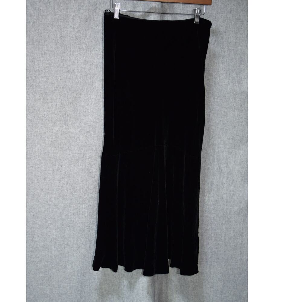 Lauren Ralph Lauren Petite Black Midi Skirt 10P